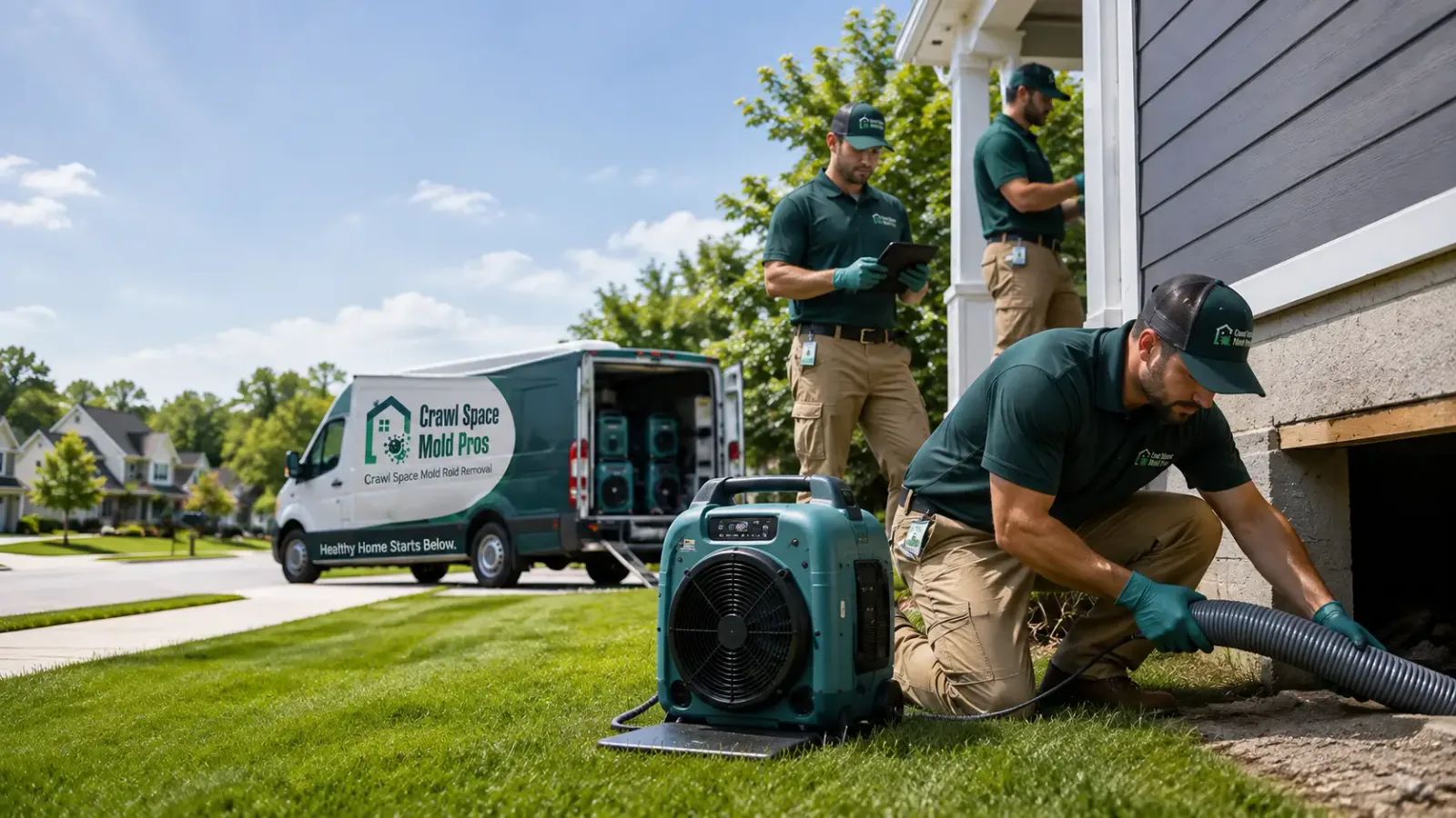 Crawl Space Mold Removal in Cordova, MD